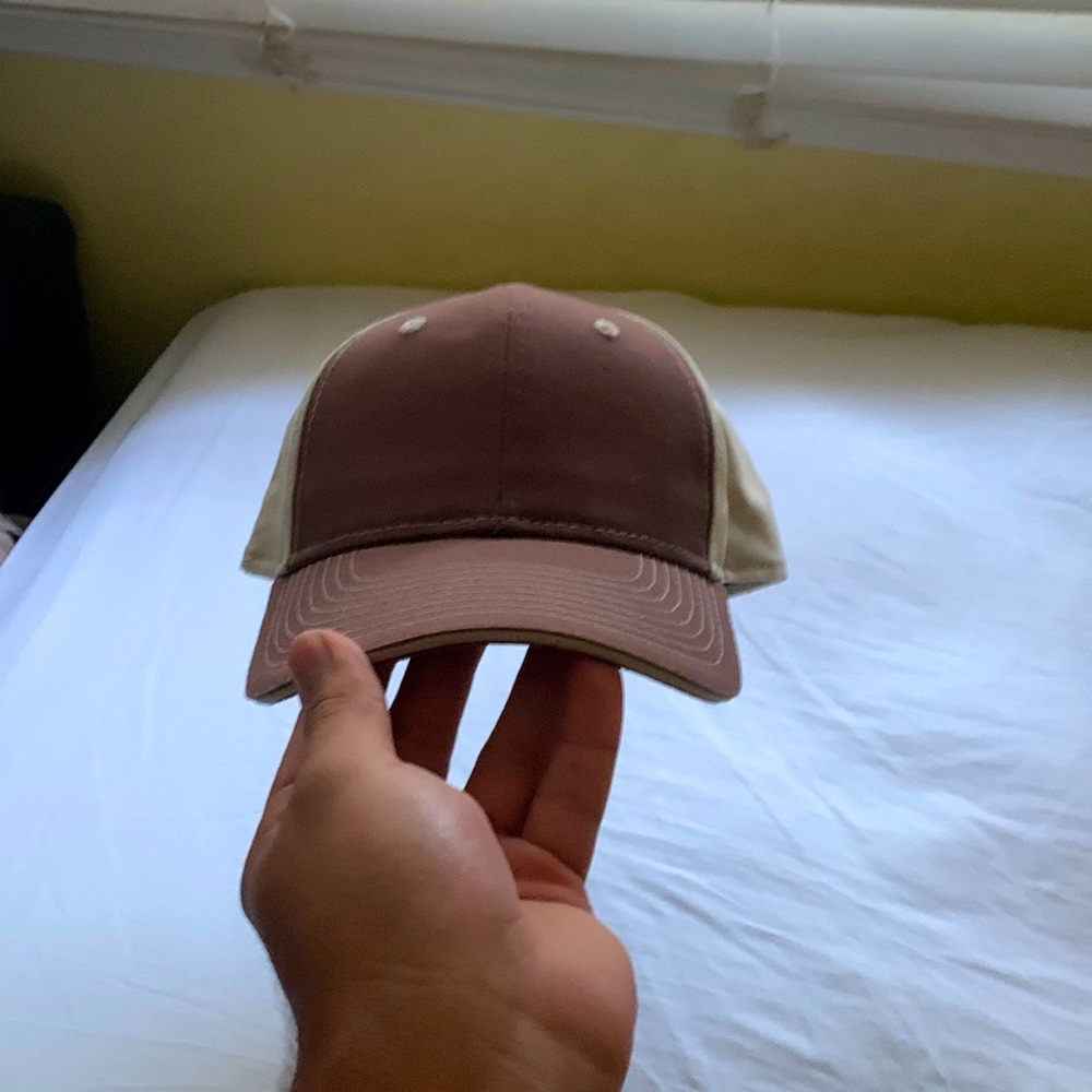 Men’s Brown and Cream Cap